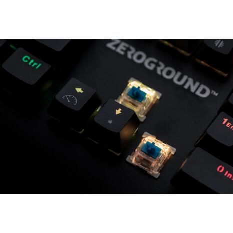 Ενσύρματο πληκτρολόγιο Gaming Zeroground KB-2700G Sakimo (Outemu Blue) Αγγλικό US